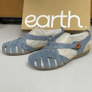 Earth Women's Light Blue Strappy Sandals